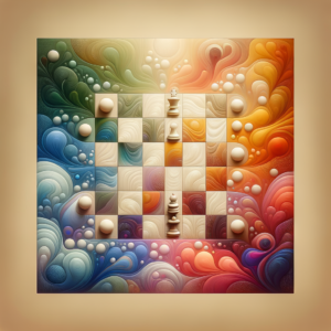 Calming chessboard pattern