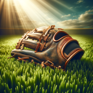 Baseball glove on a field illustrating enhanced fielding skills