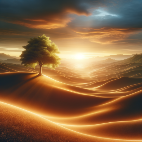 A serene landscape symbolizing the expansion of creativity through hypnosis audio.