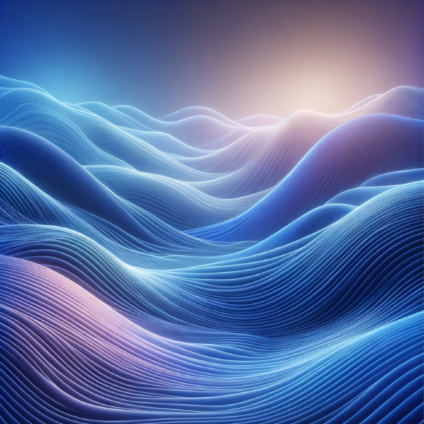 Calming audio waves representing hypnosis audio