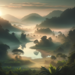 Peaceful landscape suggesting tranquility in hypnosis