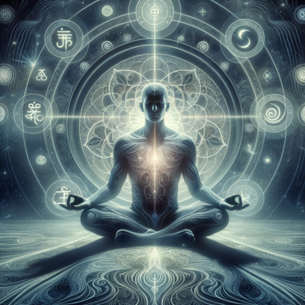 Symbolic image of deep inner connection and reflection