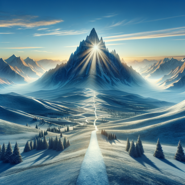 peaceful mountain view symbolizing inner potential