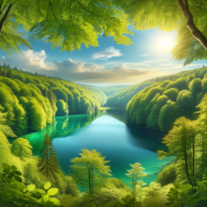 Serene natural landscape symbolizing tranquility