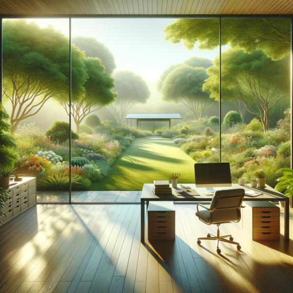 serene office setting for improved focus