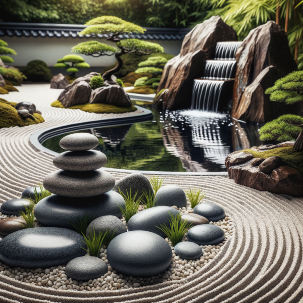 Tranquil Zen garden reflecting hypnosis relaxation benefits