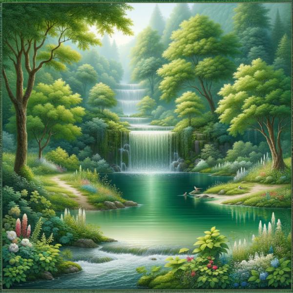 Serene Oasis hypnosis audio cover for children’s relaxation