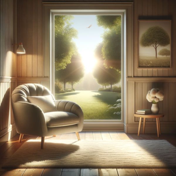 Tranquil home environment for relaxation with hypnosis