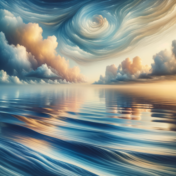 Ocean waves representing the limitless potential of creativity unlocked through audio hypnosis.