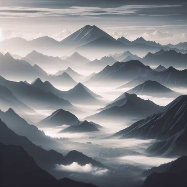 peaceful mountain landscape symbolizing inner peace