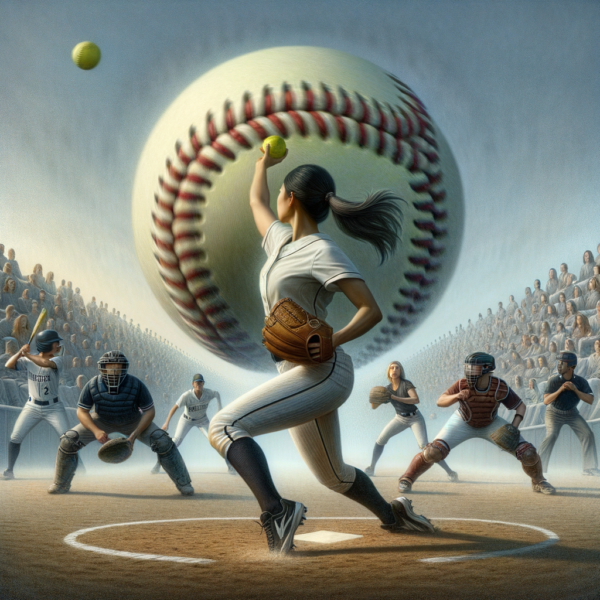 Visualization of a softball game successfully played out in the mind